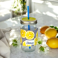 Lemons w/Blue Stripe Cozy