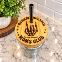 Overstimulated Moms Club Regular Mouth Bamboo Lid