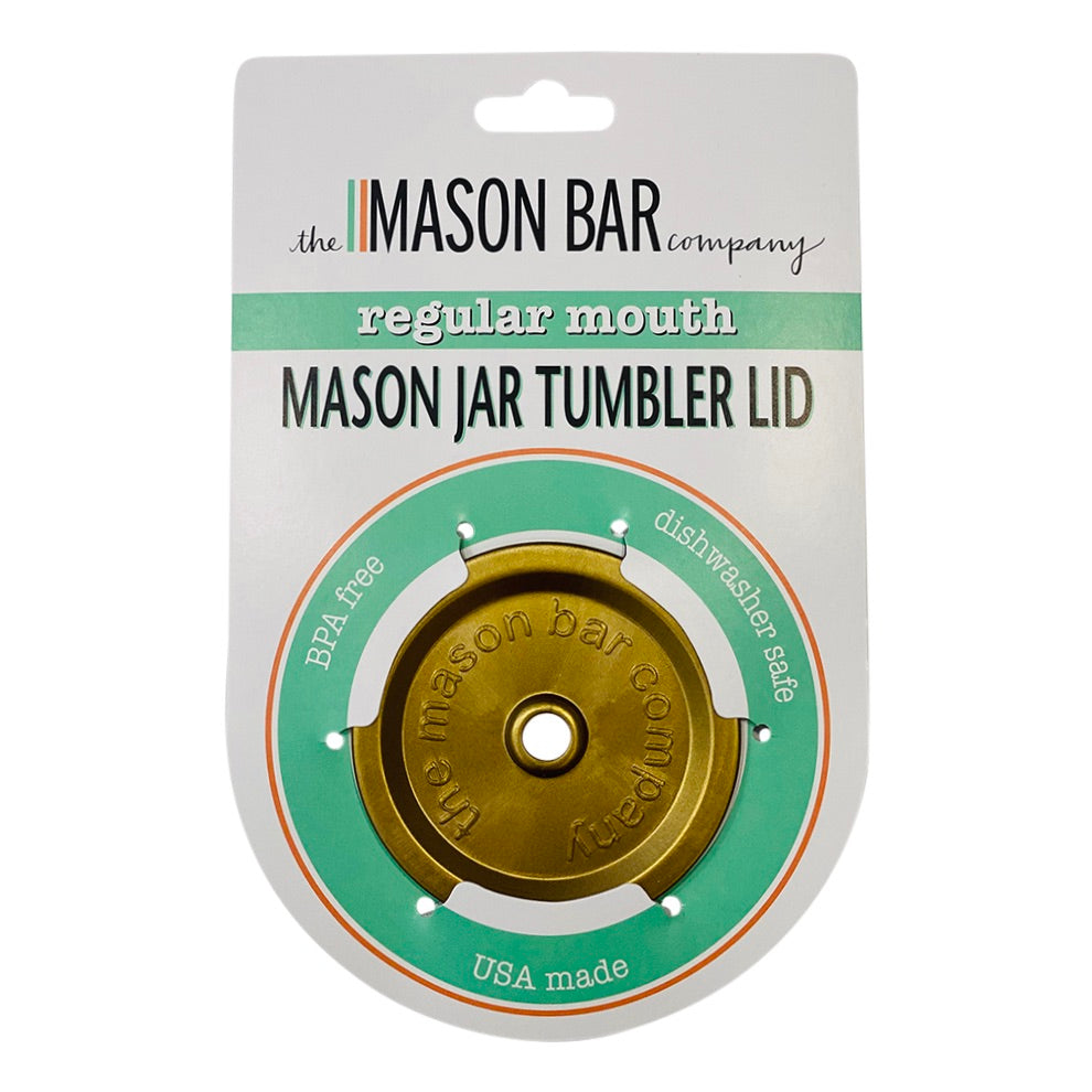 Goldie MBC Mason Jar Tumbler Lid freeshipping - The Mason Bar Company