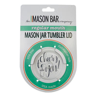 The Original Mason Jar Tumbler Lid (Clear) freeshipping - The Mason Bar Company