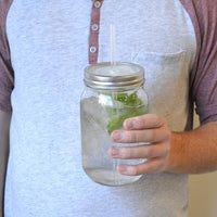 The Original Mason Jar Tumbler Lid (Clear) freeshipping - The Mason Bar Company