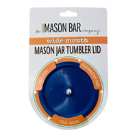 Tahoe Blue MBC Mason Jar Tumbler Lid freeshipping - The Mason Bar Company