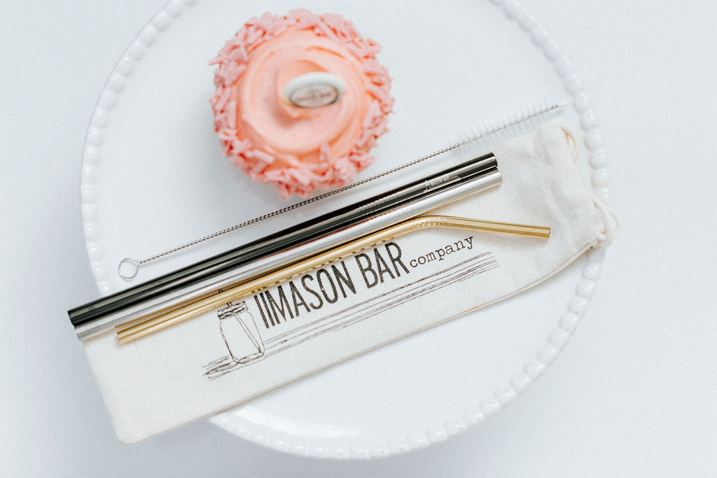 Straw Set w/ Carry Bag! freeshipping - The Mason Bar Company