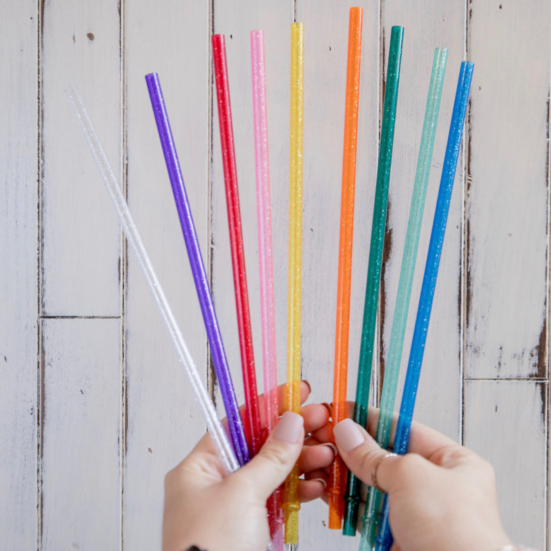 Glitter Straws freeshipping - The Mason Bar Company