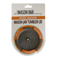 Dapper Grey MBC Mason Jar Tumbler Lid freeshipping - The Mason Bar Company