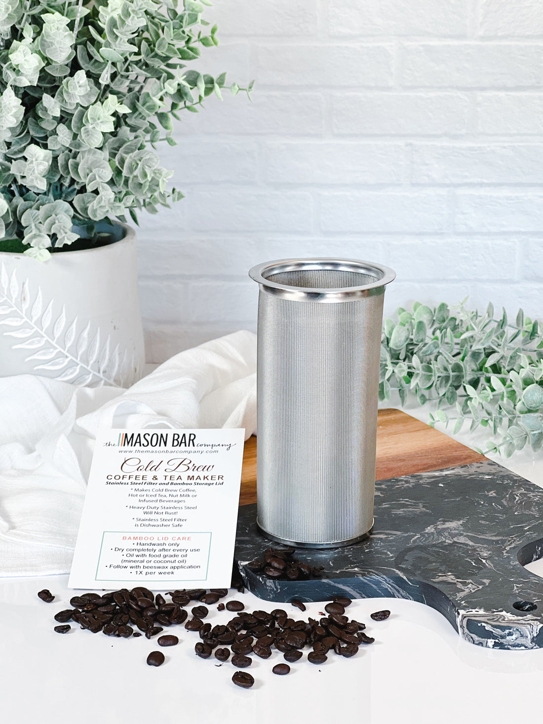 Cold Brew / Tea Filter freeshipping - The Mason Bar Company