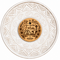 Farm Life Blonde Regular Mouth Bamboo Lid