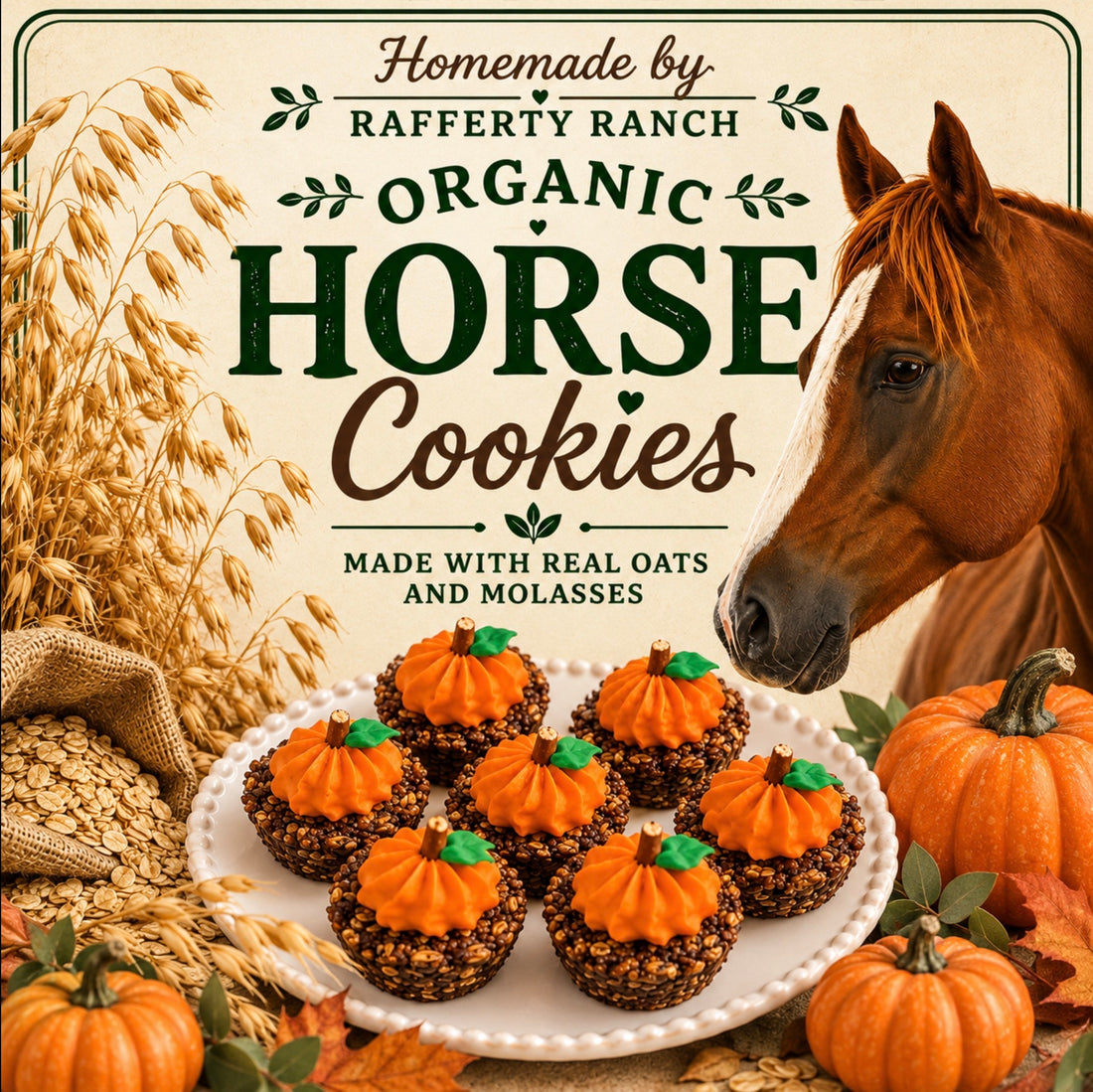 Organic Horse & Dog Cookies 🍪