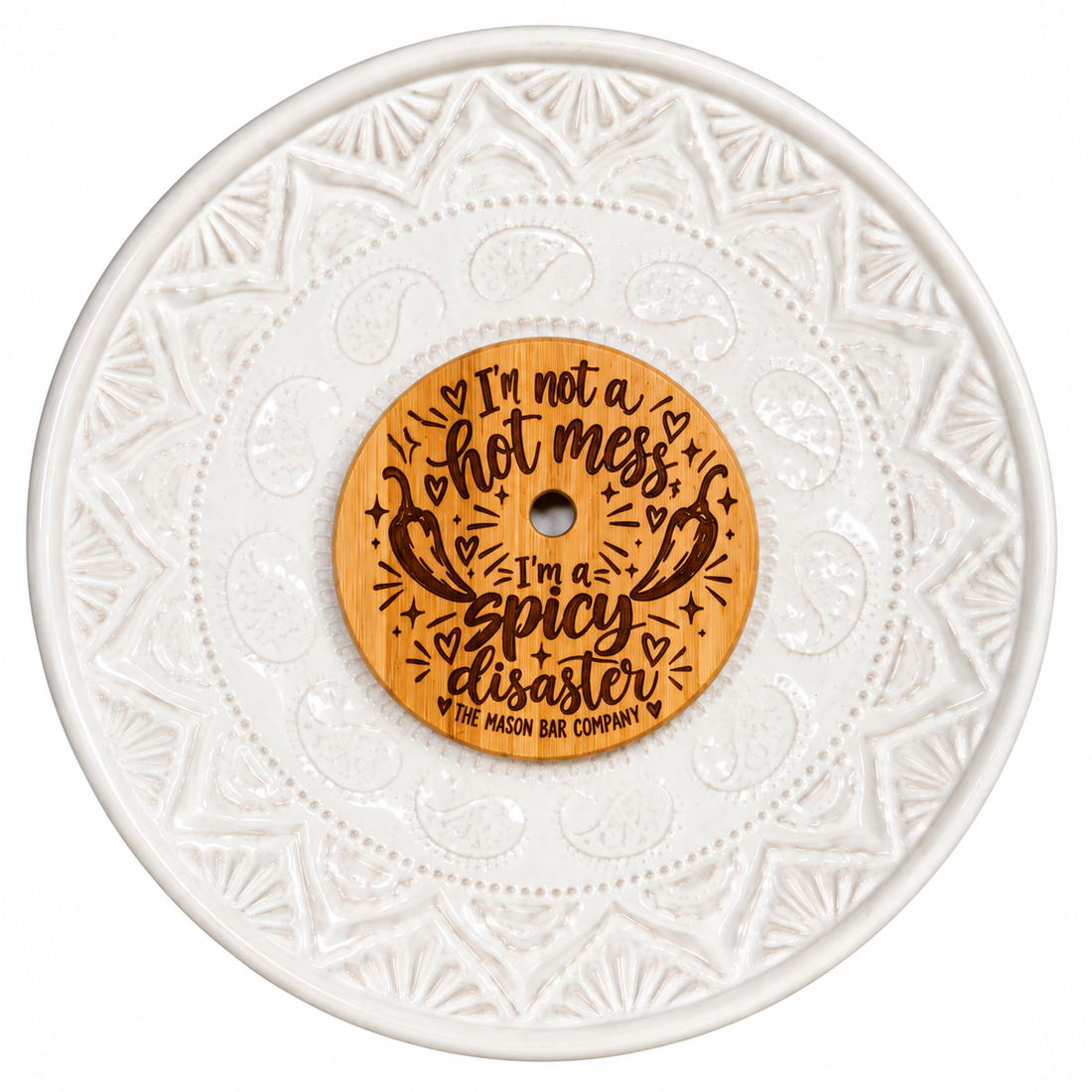 Spicy Disaster Regular Mouth Bamboo Lid