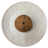 Wood Grain Regular Mouth Bamboo Lid
