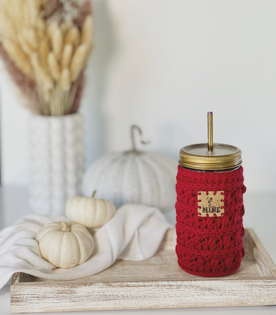 Red Cable Knit Cozy