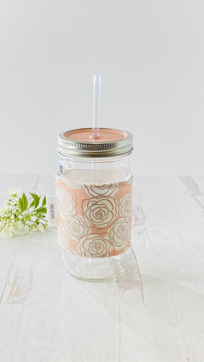 Rose Gold (Creme) Cozy freeshipping - The Mason Bar Company