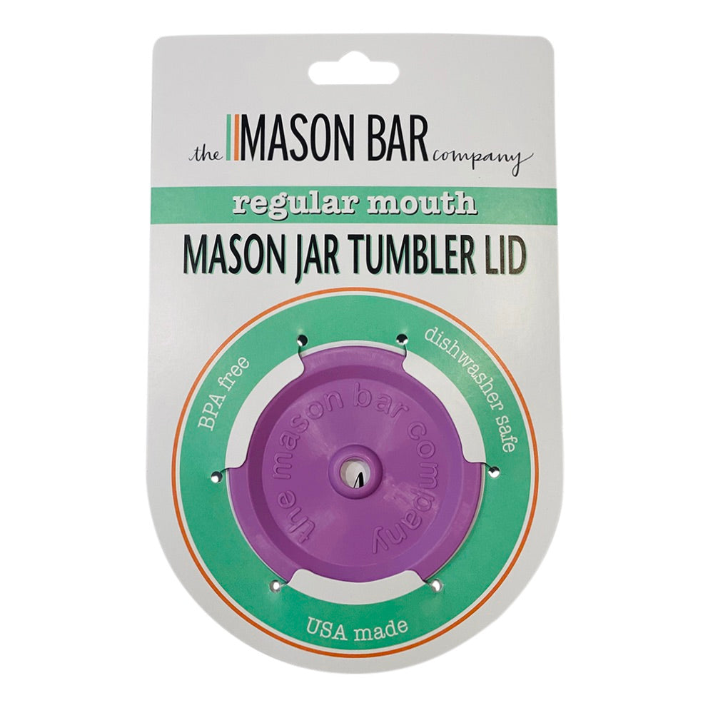 Sweet Lavender MBC Mason Jar Tumbler Lid freeshipping - The Mason Bar Company