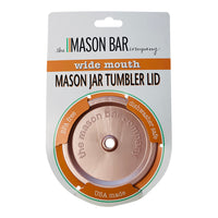 Bronze (Copper) MBC Mason Jar Tumbler Lid freeshipping - The Mason Bar Company