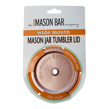 Rose Gold MBC Mason Jar Tumbler Lid freeshipping - The Mason Bar Company
