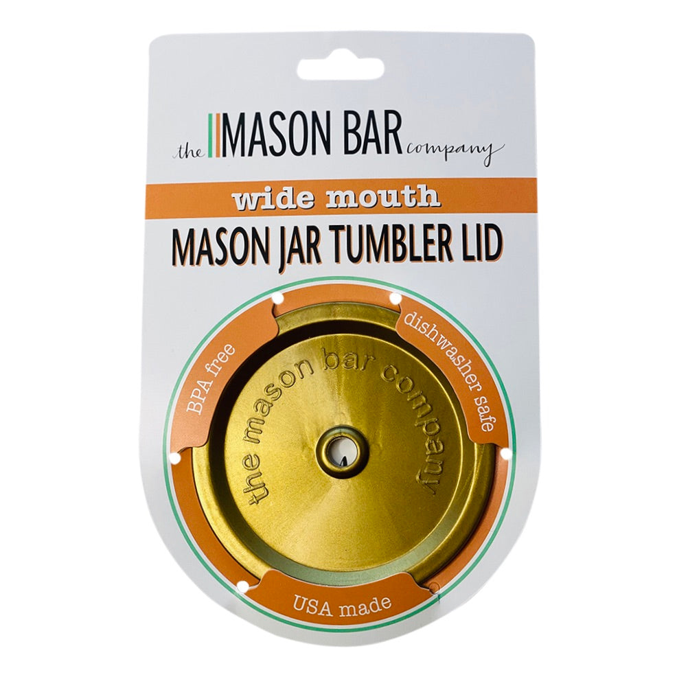 Goldie MBC Mason Jar Tumbler Lid freeshipping - The Mason Bar Company