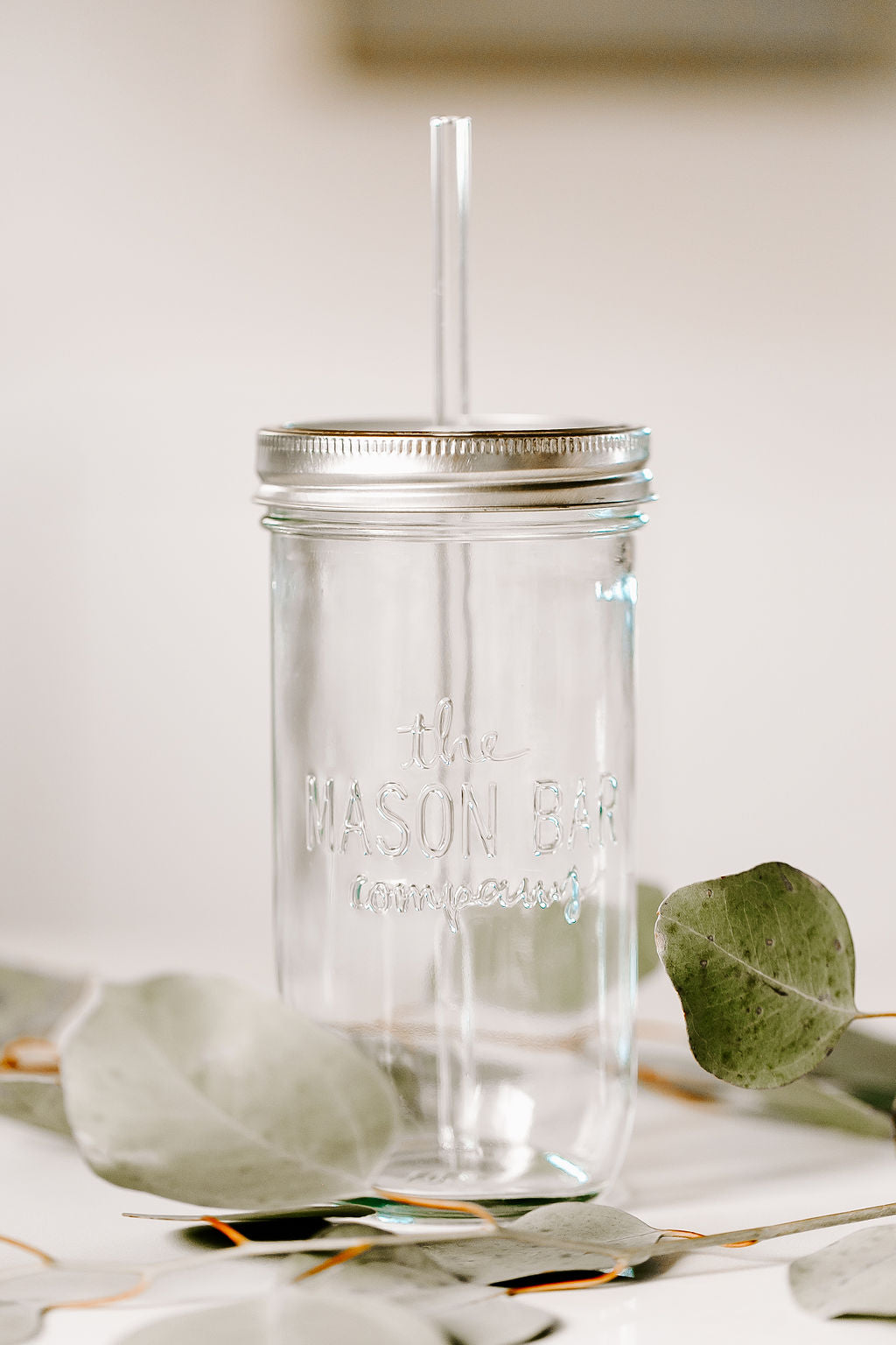 The MBC 24 + Glass Straw freeshipping - The Mason Bar Company