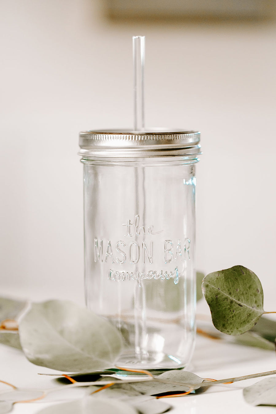 The MBC 24 + Glass Straw freeshipping - The Mason Bar Company