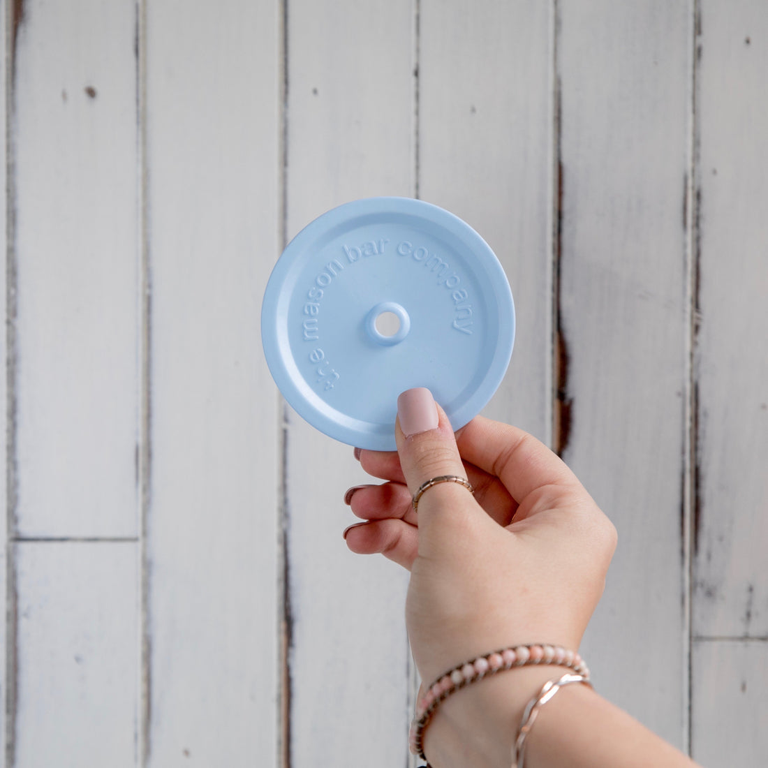 Periwinkle MBC Mason Jar Tumbler Lid freeshipping - The Mason Bar Company