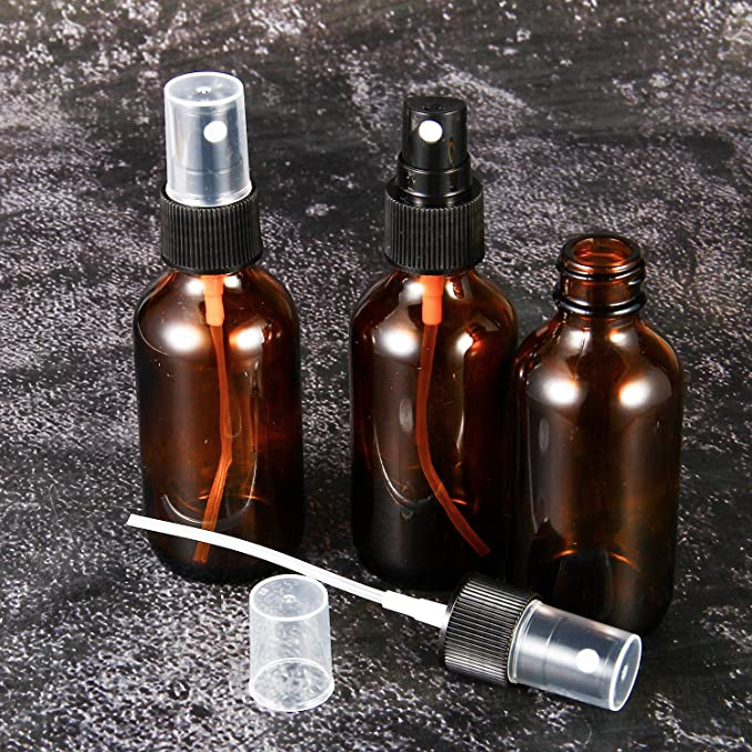 30ml Glass Amber Bottle w/Spray Top