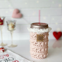 Love you a Latte Cable Knit Cozy